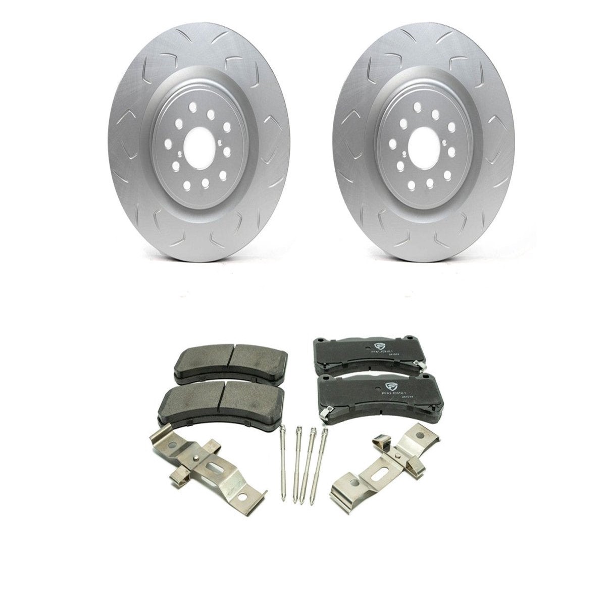 FactionFab Front Pad and Rotor Combo 2018-2021 STI / 2022-2026 WRX w/ Brembo Calipers