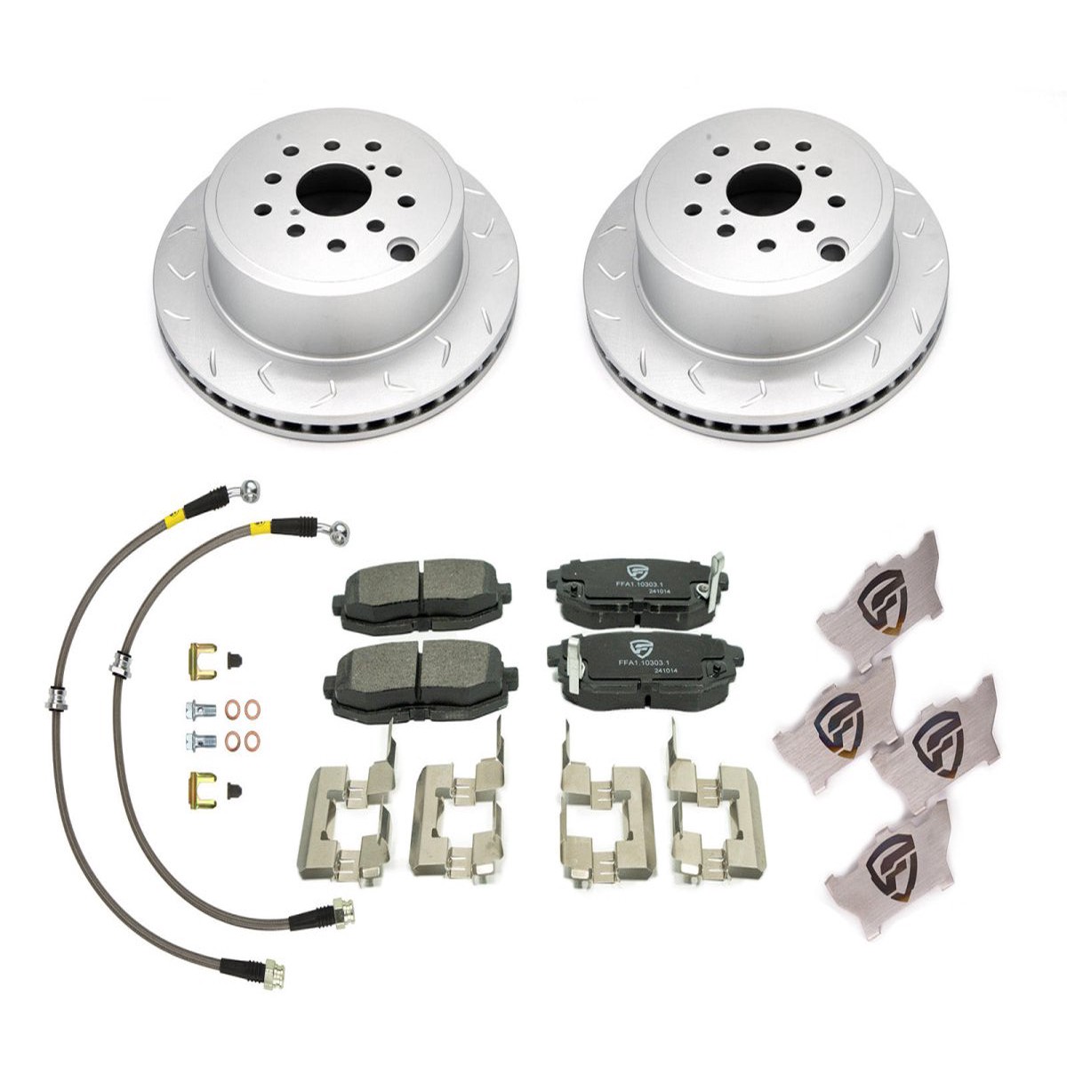 FactionFab Rear Full Brake Kit Combo 2022-2026 WRX w/ MT / 2013 BRZ / FRS / GT86
