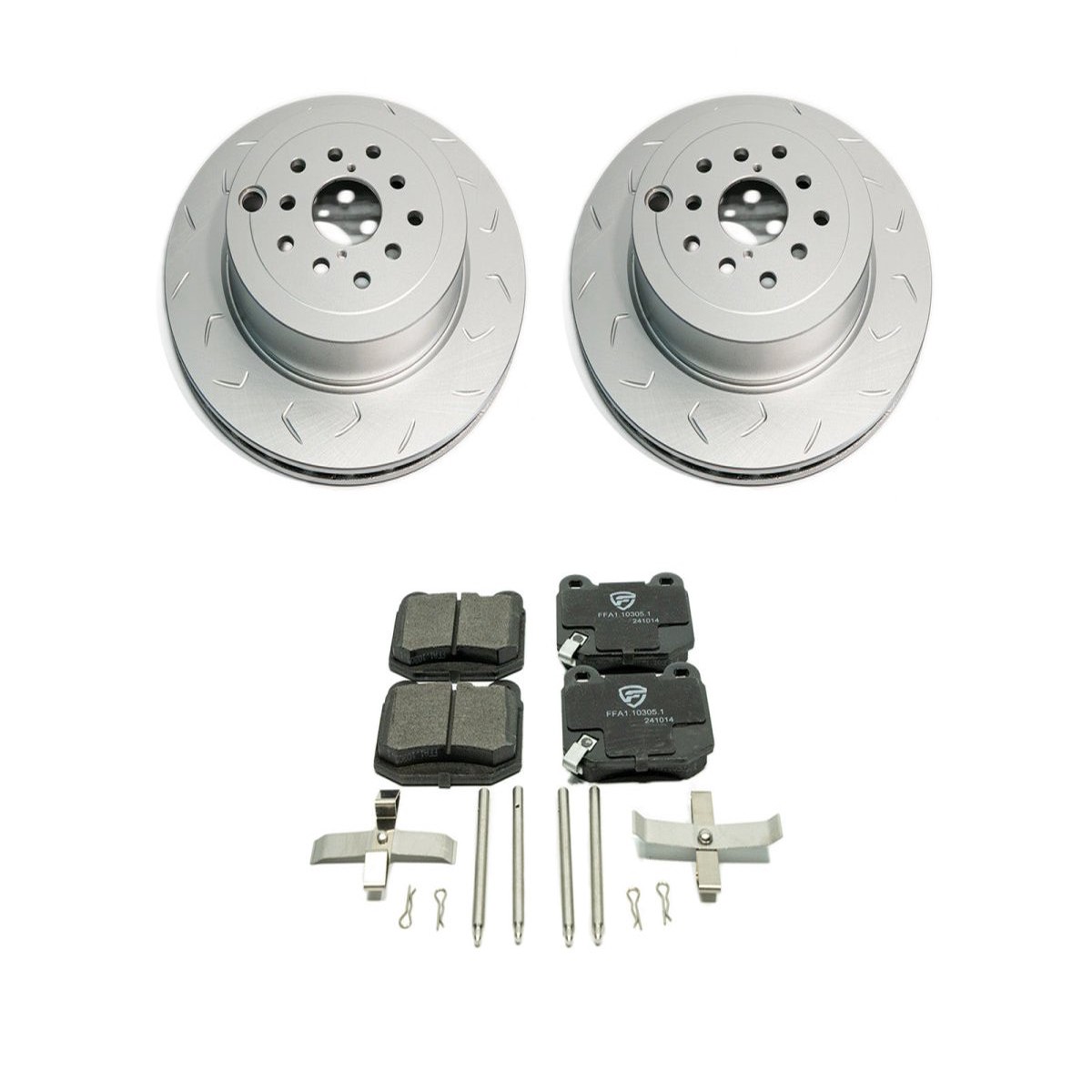 FactionFab Rear Pad and Rotor Combo 2008-17 STI