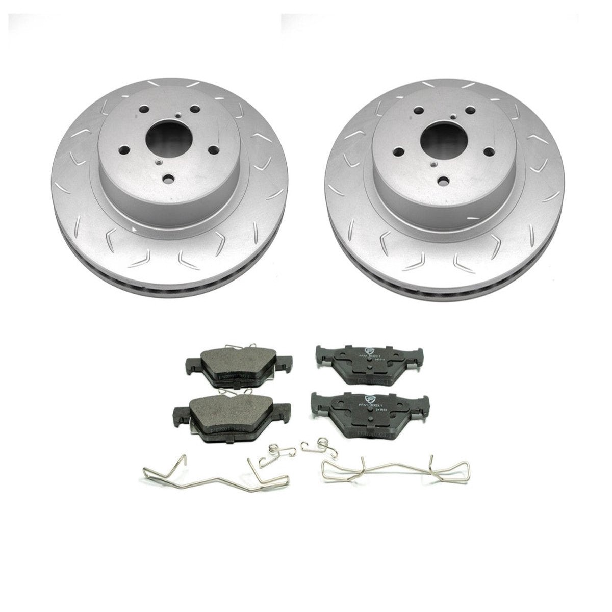 FactionFab Rear Pad and Slotted Rotor Combo 2022-2026 WRX w/ CVT and Steel Caliper