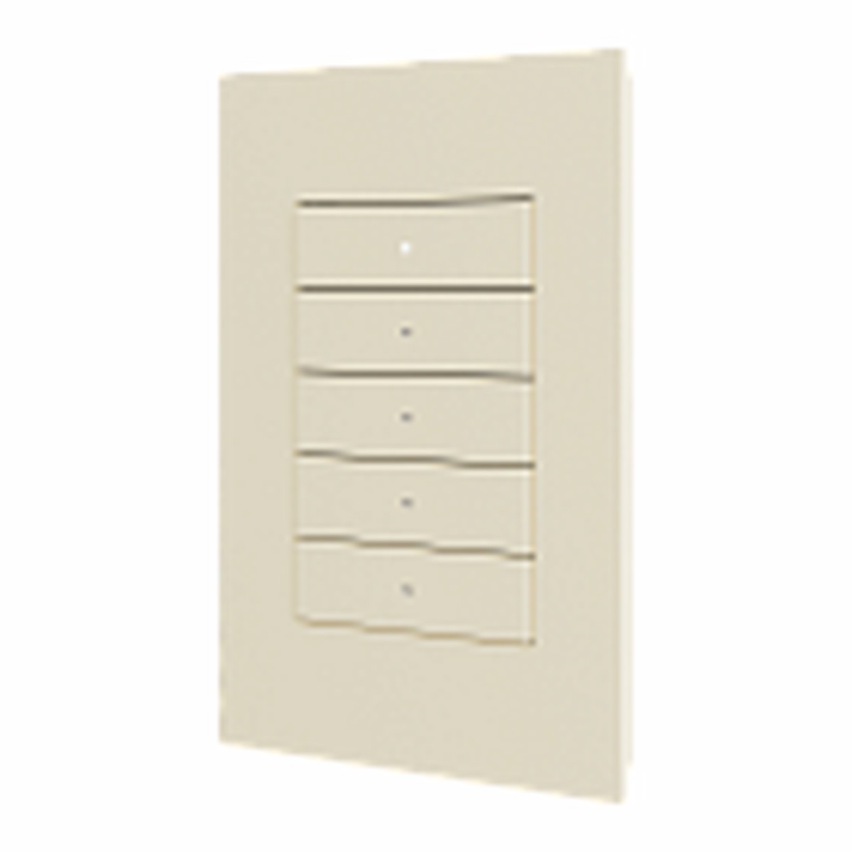 Crestron Horizon 2 Keypad with Cresnet Communications, Standard Engraved, Almond
