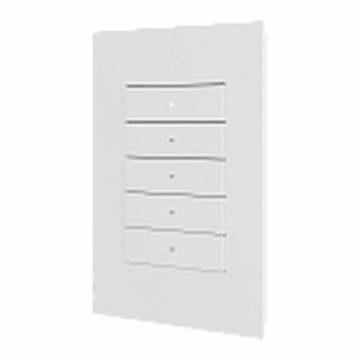 Crestron Horizon 2 Keypad with Cresnet Communications, Standard Engraved, White
