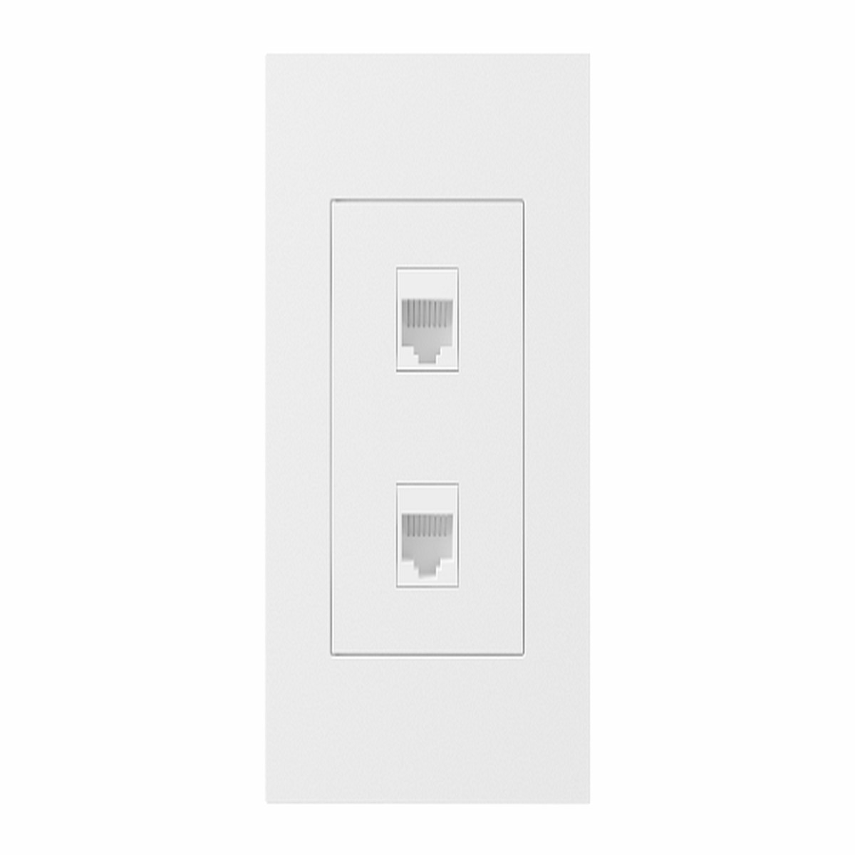 Crestron Horizon 2 Keystone Plate, 2 position, White