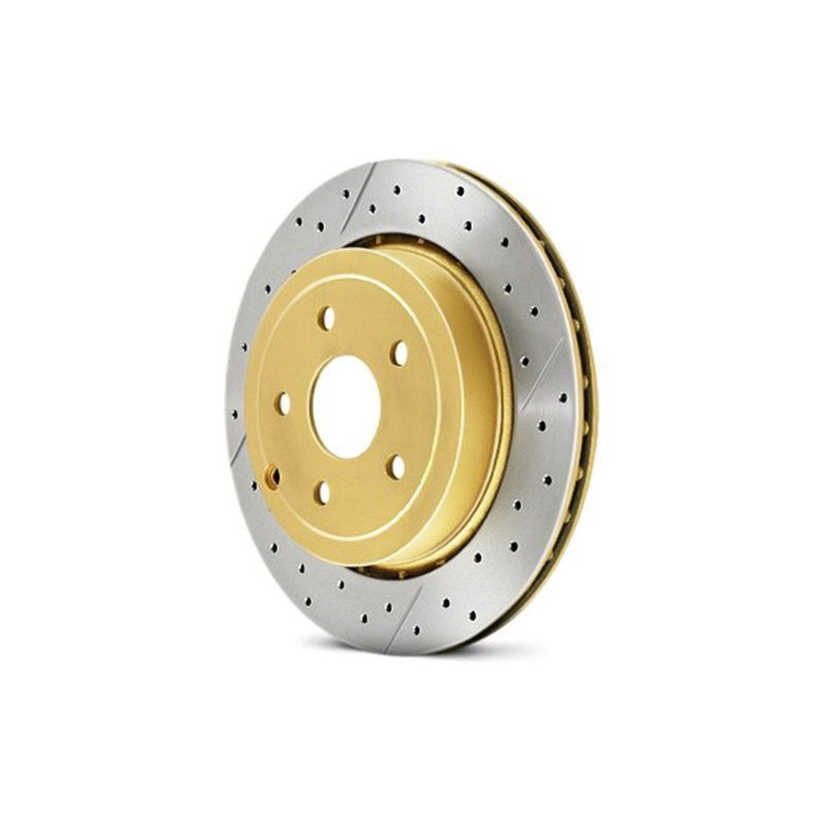 DBA Street Series Drilled and Slotted Rear Rotor 2008-2017 STI / 2017-2020 BRZ w/ Brembo