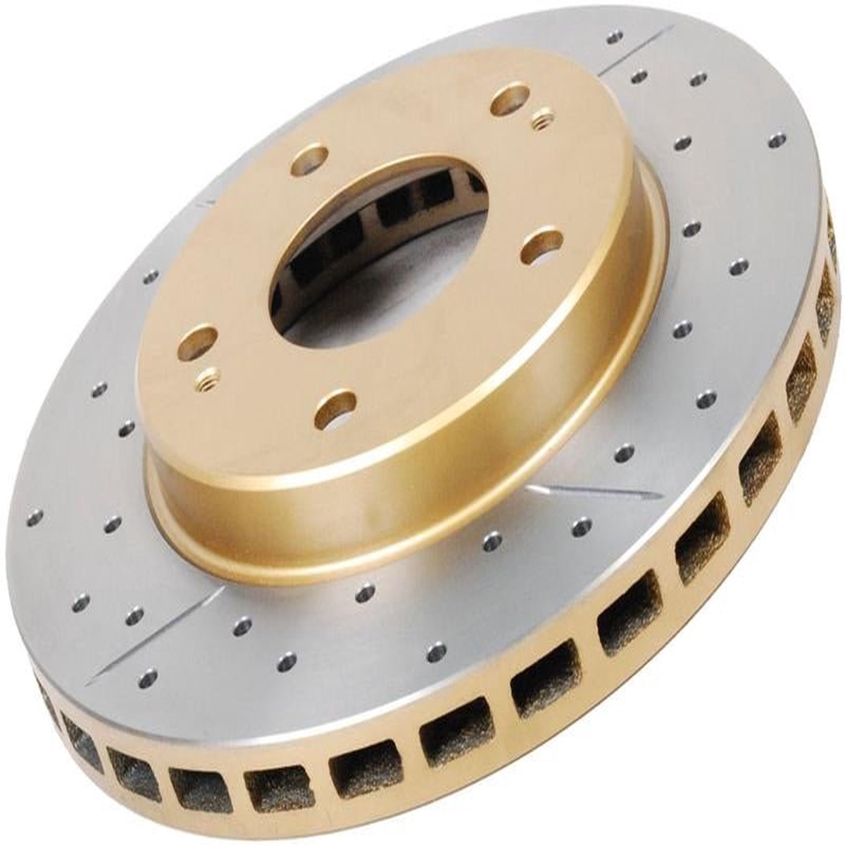 DBA Street Series Drilled & Slotted Rear Rotor 2004-2007 STI